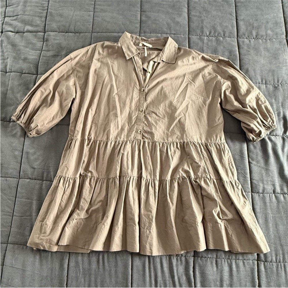 Free People Misha Mini Tiered Tunic Dress - Picture 6 of 7